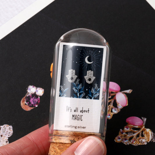 TT64030 Fatima Hand "It's all about magic" SILVER/GOLD
