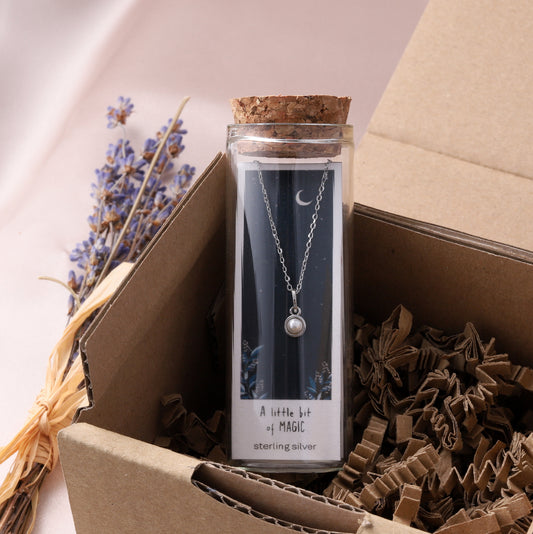 ST4011/S A LITTLE BIT OF MAGIC Just Like A Pearl Pearl Necklace Silver