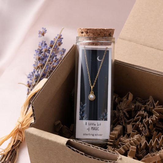 ST4011/G A LITTLE BIT OF MAGIC Just Like A Pearl Pearl Necklace GOLD