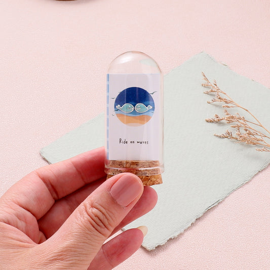 TT62096 Little blue whale earrings