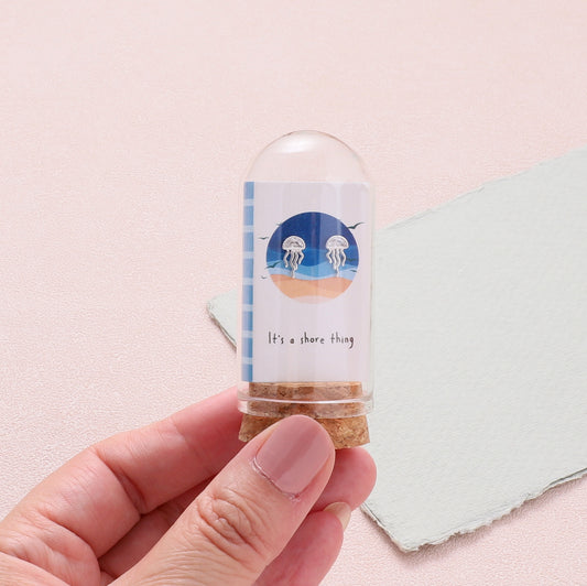 TT62108 Jelly fish earrings