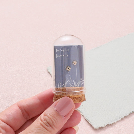TT58104 YOU'RE MY FAVOURITE Gold tiny clover earrings