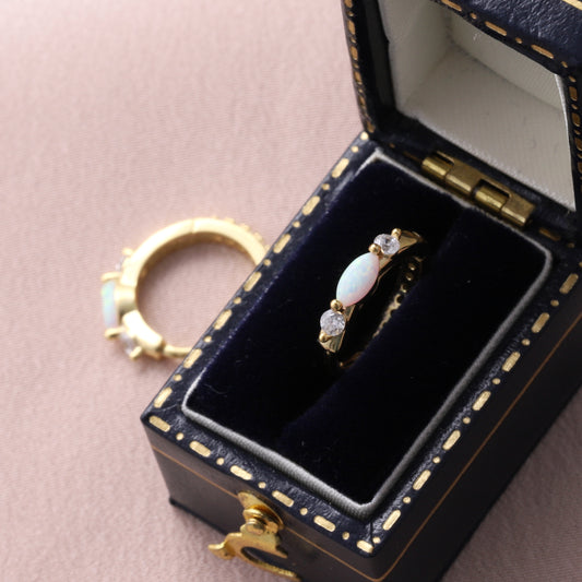 HP203/204 Moonstone hoops
