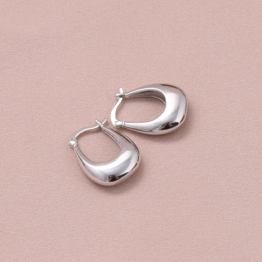 MEH037 Trunky Hoops / Silver