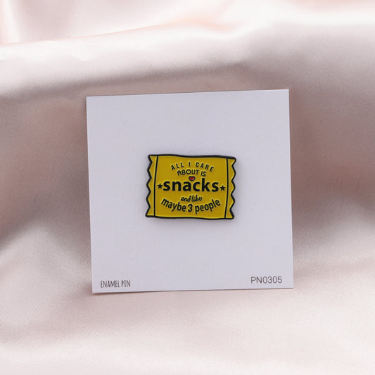 PN0305 ALL I CARE ABOUT IS SNACKS - Snack Packet