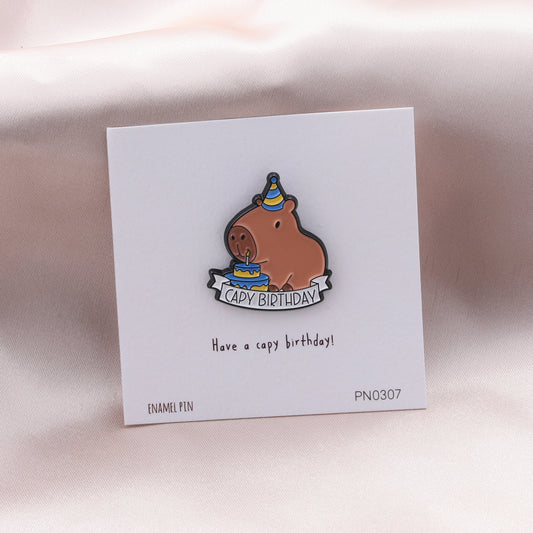 PN0307 CAPY BIRTHDAY - Capybara have a capy birthday