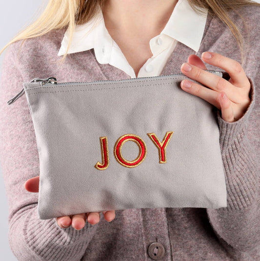 Organic Cotton Positive Words Makeup Bag